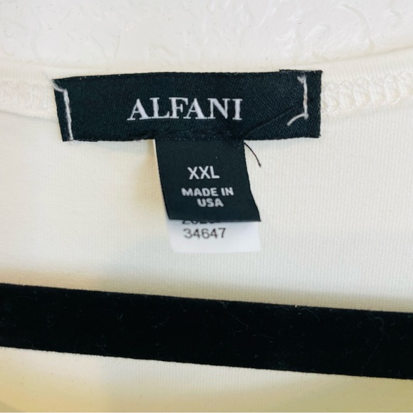 Alfani Classic White Tank Top - Picture 3 of 4